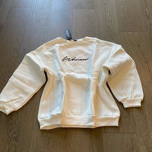 Boohoo Woman petite oversized sweater